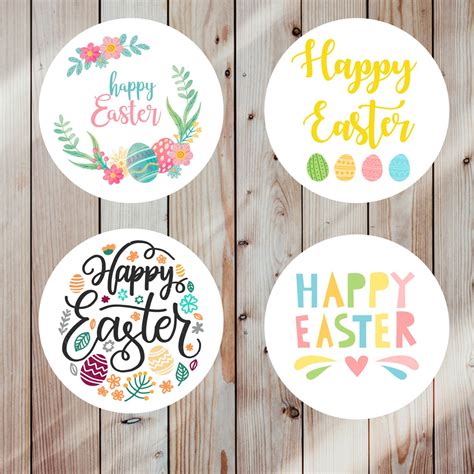 happy easter stickers for card making